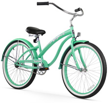 firmstrong bella classic mint green beach cruiser bicycle