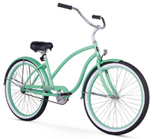 mint green firmstrong chief lady beach cruiser bicycle